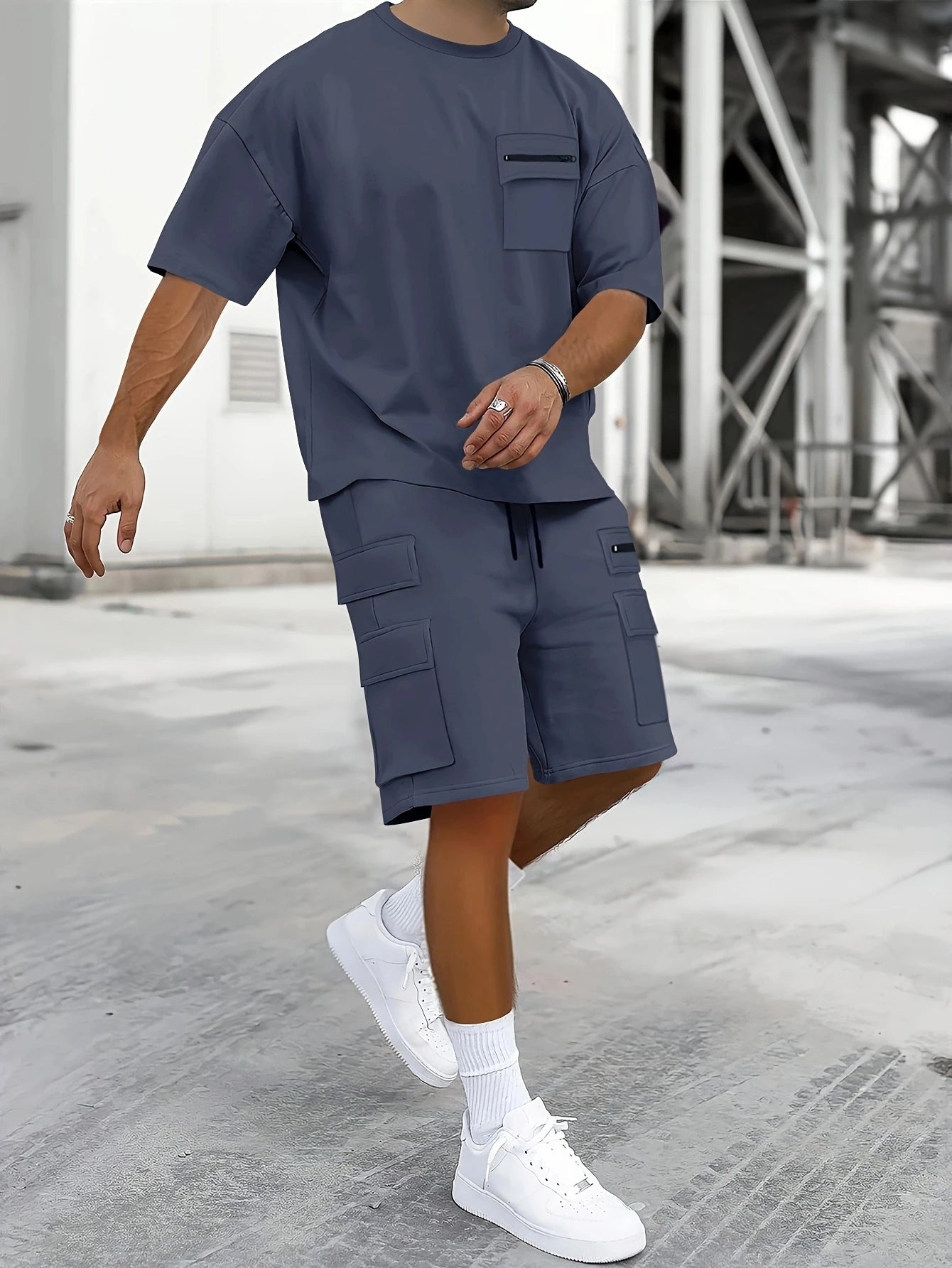 Mens Zip Cord 2 Piece Set