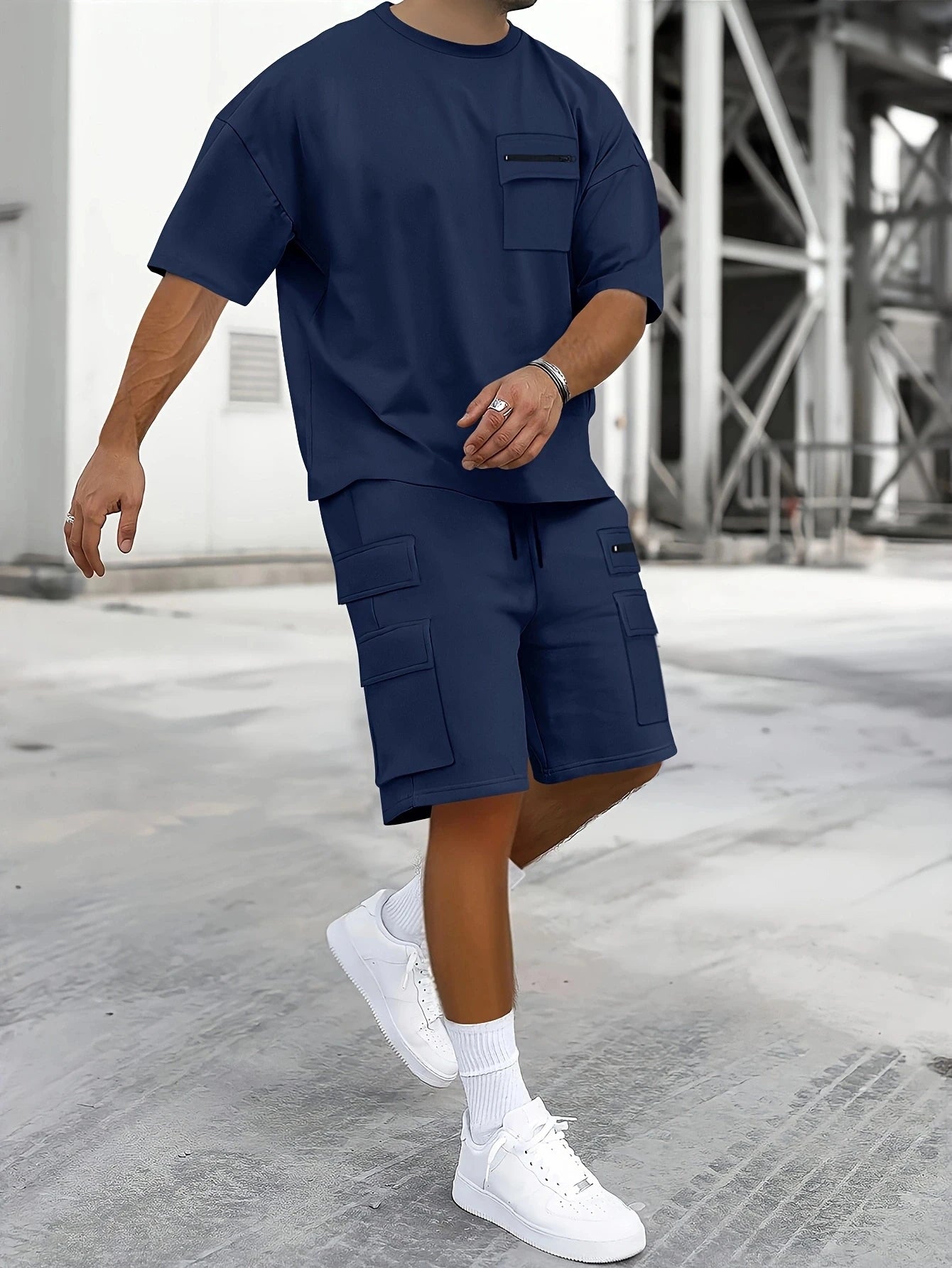 Mens Zip Cord 2 Piece Set
